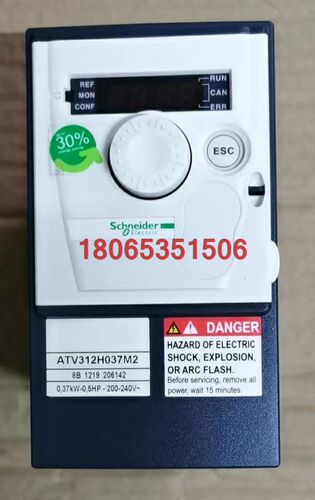 施耐德变频器ATV312H037M2 220V0.37KW