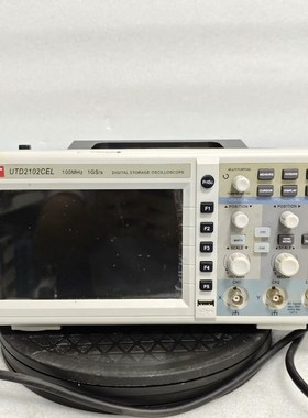 优利德数字存储示波器UTD2102CEL功能包好成色几乎 议价