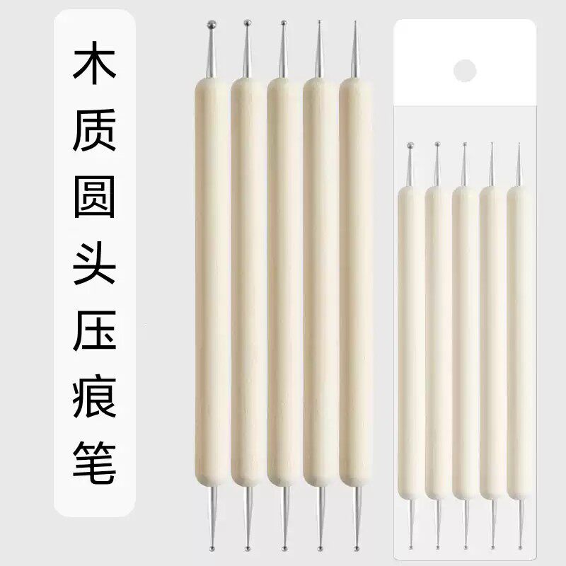 木质压痕笔圆头划痕笔