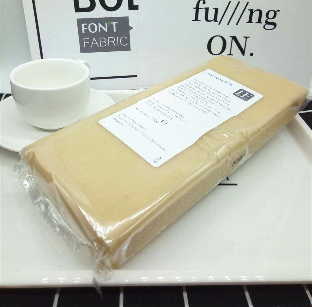 比利时进口 巧洛丽扁桃仁膏 杏仁膏1kg 翻糖蛋糕糖皮烘焙原料包邮