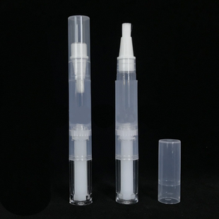 抖音3ML防漏毛刷真空旋转笔一次性洁白美牙粉底液分装笔分装瓶