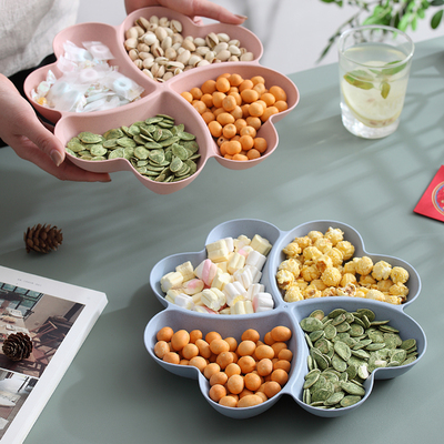 北欧家用分格果盘瓜子糖果摆放盘