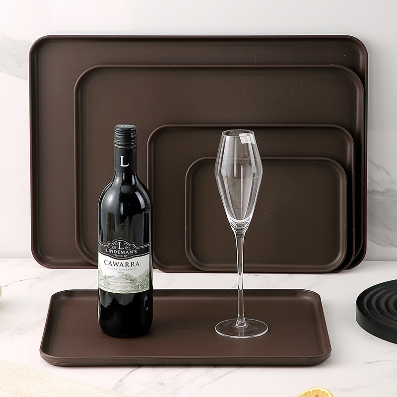 商用酒店托盘长方形圆形加厚塑料餐厅饭店酒吧KTV餐盘水杯咖啡盘,餐饮具,盘,淘宝优惠券,粉丝福利购,淘宝优惠卷