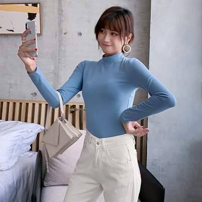 气质洋气潮女神长袖韩版百搭棉女