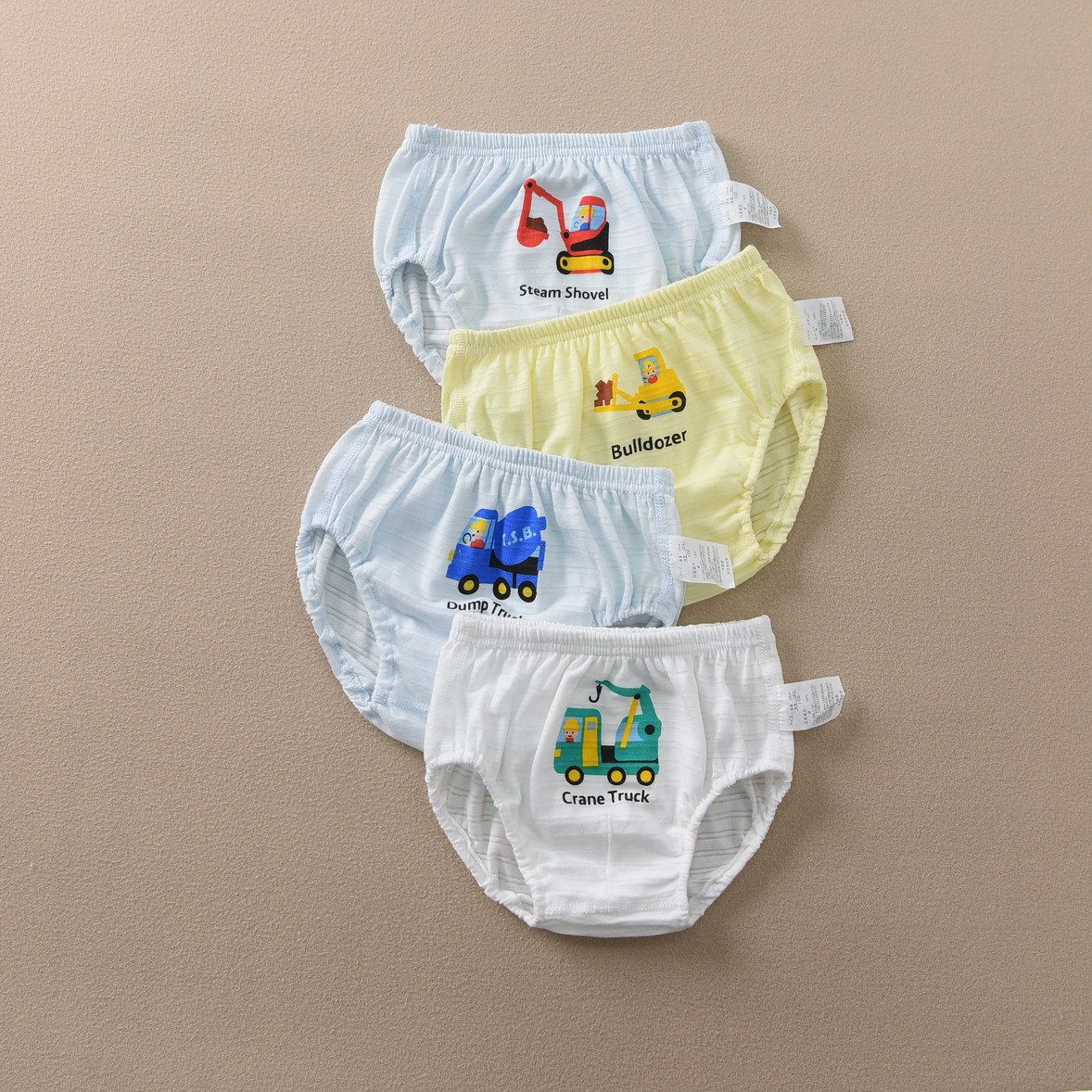 4条儿童三角内裤a类男孩出口日本不夹屁屁纯棉竹节棉吸汗双层裆部,童装/婴儿装/亲子装,内裤,淘宝优惠券,粉丝福利购,淘宝优惠卷