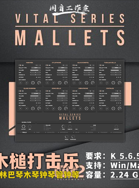 特色木锤打击乐音源Vital Series Mallets/Sticks木琴钟琴颤音琴
