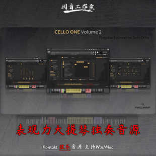表现力大提琴独奏音源Insanity Samples Cello ONE v2音色kontakt
