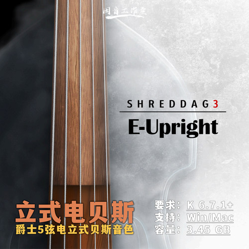爵士5弦立式电贝斯音源