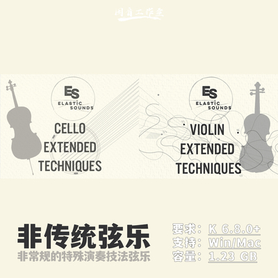 非传统的特殊演奏技法弦乐音源