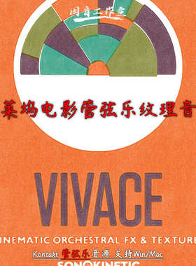 大气好莱坞电影管弦乐FX和纹理乐句音源Sonokinetic Vivace v1.2