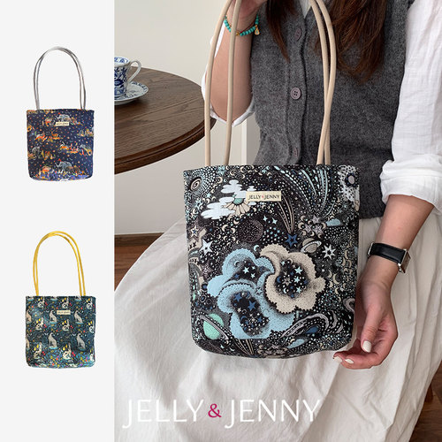 JELLY&JENNY水桶包小众印花
