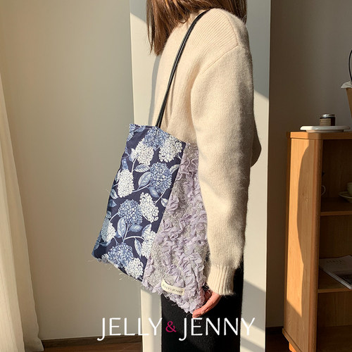 JELLY&JENNY托特包拼接小众