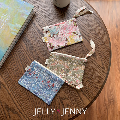 JELLY&JENNY清新印花棉零钱包
