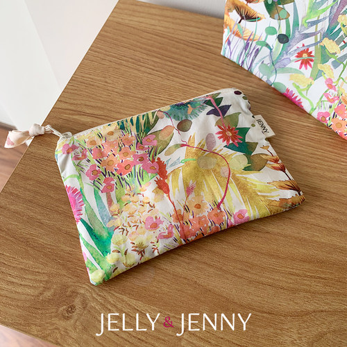 JELLY&JENNY清新印花棉零钱包