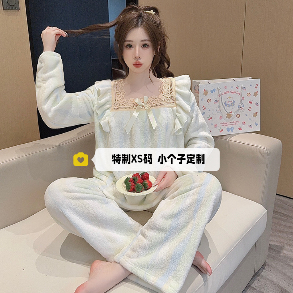 中国长裤宽松法兰绒XS亲子新款xs