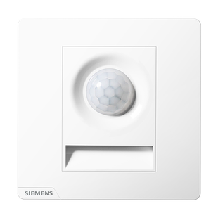 西门子开关插座 皓彩米绒白86型红外感应光感应壁脚灯小夜灯