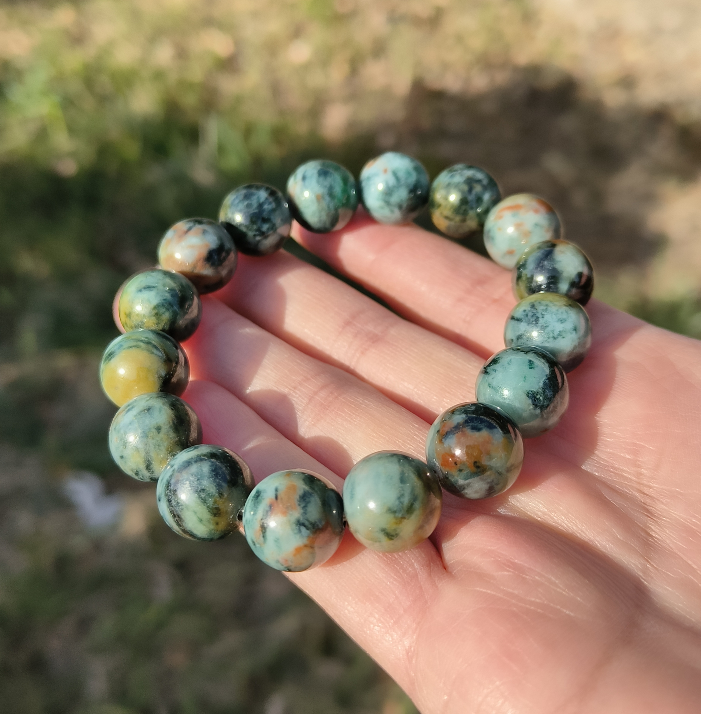 卡13mm撒红特色飘花翡翠手串天然缅甸翡翠A货玉石圆珠16颗送证书