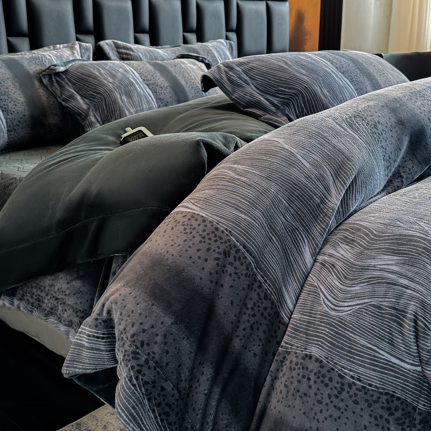 法式高端轻奢牛奶绒四件套高级感珊瑚绒被套床盖加厚毛绒冬季床品