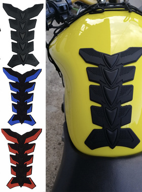 摩托车3D立体橡胶油箱贴装饰贴黄龙贴纸鱼骨贴GSX250R机车贴花