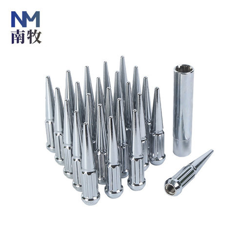 轮毂螺丝螺母112花齿尖头汽车