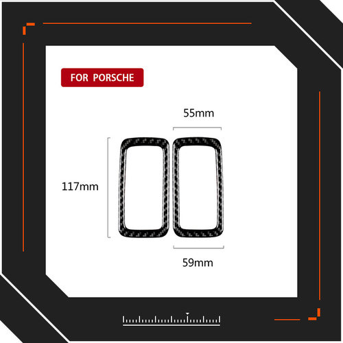 适用保时捷小卡宴Macan碳纤维