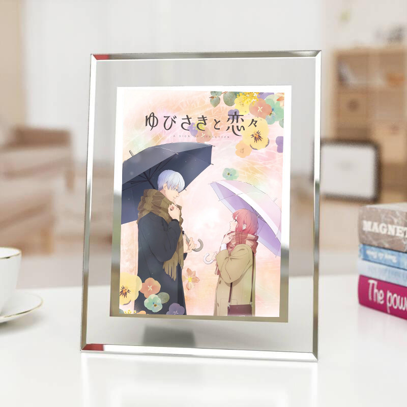 动漫指尖相触恋恋不舍水晶玻璃相框糸濑雪波岐逸臣周边宿舍桌装饰,模玩/动漫/周边/娃圈三坑/桌游,动漫水杯/居家/百货,淘宝优惠券,粉丝福利购,淘宝优惠卷