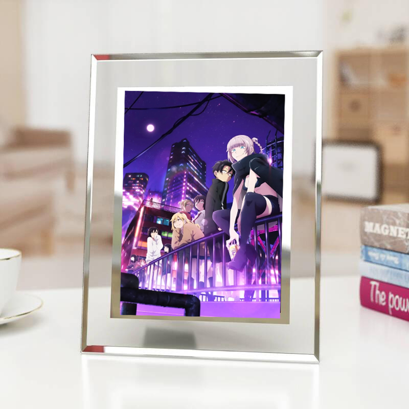 动漫彻夜之歌水晶玻璃相框七草荠周边校园宿舍寝室桌面摆台架装饰,模玩/动漫/周边/娃圈三坑/桌游,动漫水杯/居家/百货,淘宝优惠券,粉丝福利购,淘宝优惠卷