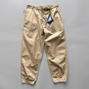 暗格面料全YKK拉链日系微宽松锥形休闲裤 春夏薄款 男 型 紫标5064版