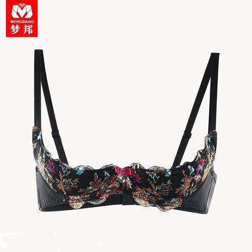 四分之一杯垫胸托托上托聚拢胸罩性感文胸半内衣女防下垂