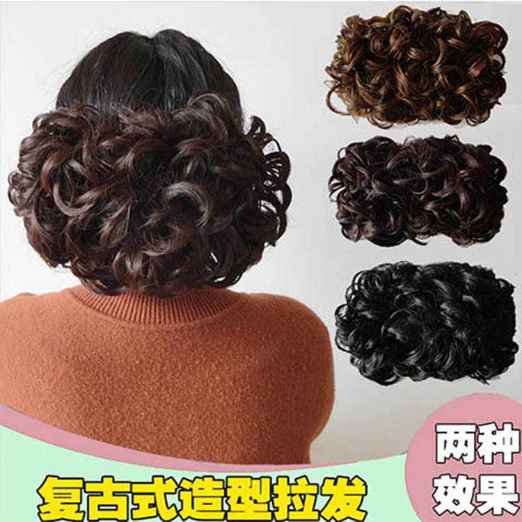 影视写真造型假发包女发髻旗袍