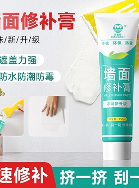 墙面修补膏防潮白色防水防潮防霉补密封胶腻子膏漏水墙体裂缝修复