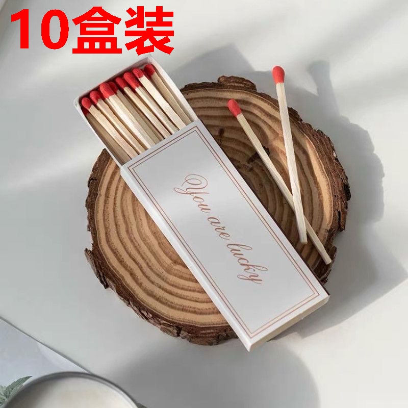 加长火柴复古火柴洋火高颜值火柴家用长柄香薰蜡烛ins长杆伴手礼