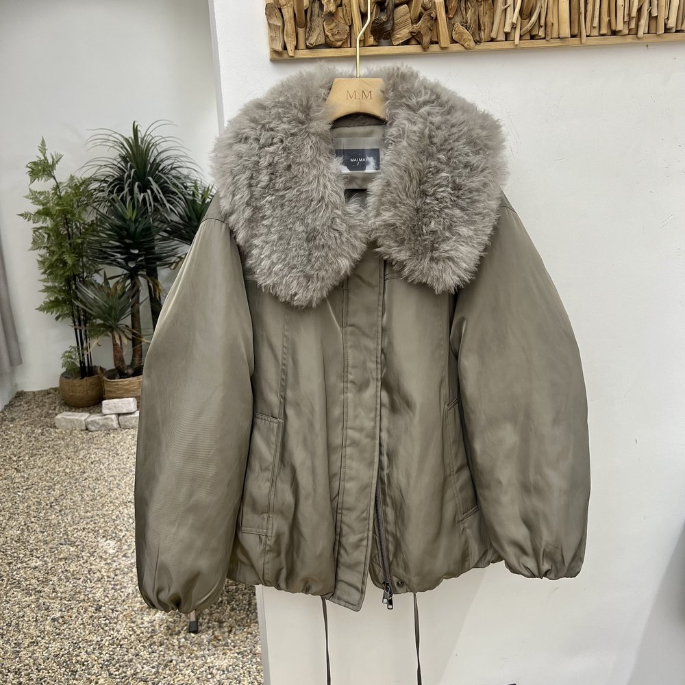 真羊毛领羽绒服女款冬季2025年新款短款90白鸭绒巨好看的冬装外套