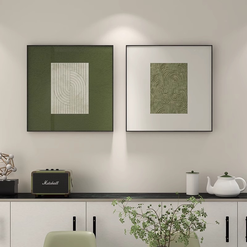 2025新款轻奢高级沙发餐厅装饰画