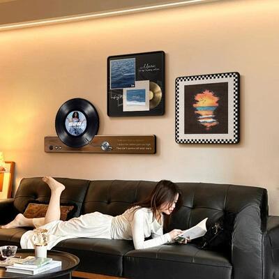 CD专辑ins复古黑胶唱片高级感画