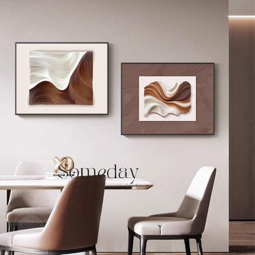 抽象画电表箱装饰画遮挡配电箱画