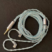 TRN CCA宁梵 0.75QDC 监听耳返镀银耳机发烧升级线3米适用0.78