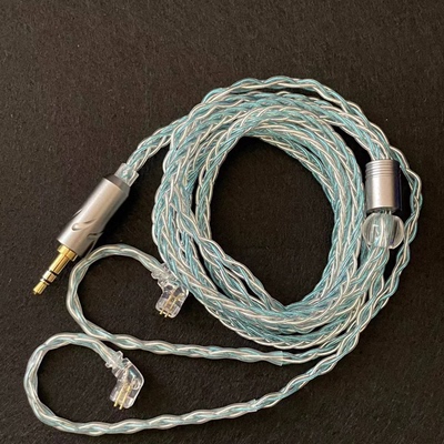 监听耳返镀银耳机发烧升级线3米适用0.78/0.75QDC/KZ/TRN/CCA宁梵