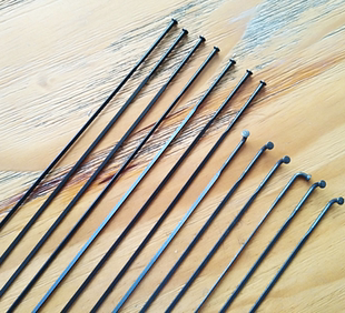 台湾协达Pillar 1420/1423/1432扁辐条 弯头 直头 轮子钢丝辐条