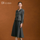 场合礼服假两件西装 黛玛诗冬新款 气质优雅连衣裙正式 裙轻奢高级感
