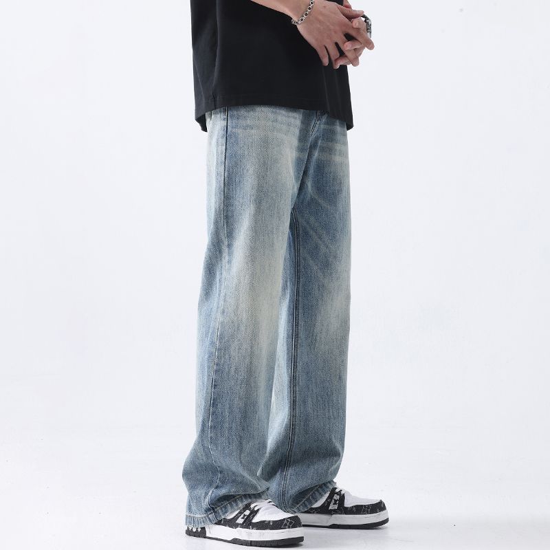 牛仔裤男士日系四季休闲潮