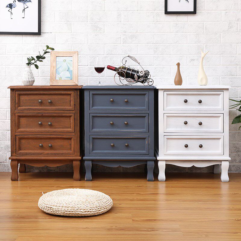 歐式床頭櫃實木臥室床邊櫃簡約實木歐式床頭收納複古櫃子在類目 住宅傢俱, 櫃類, 牀頭櫃中 - 來自Buy2taobao.com提供專業的淘寶代購服務