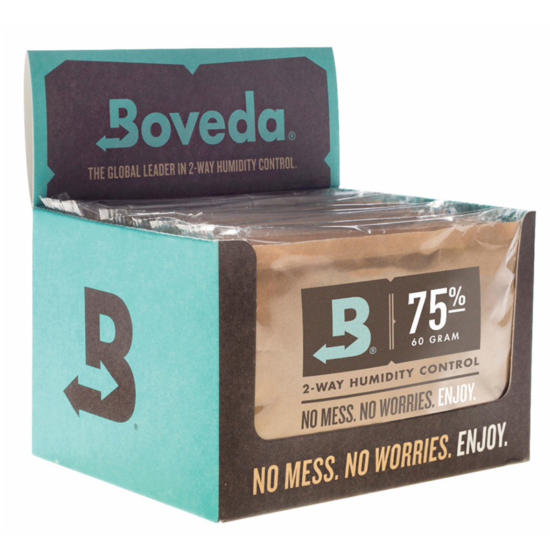 boveda75%控湿60克一盒12包雪茄