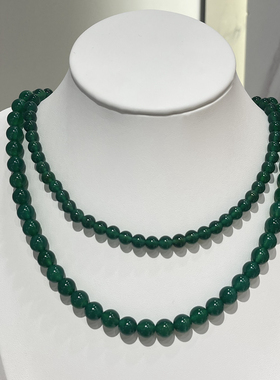 小众手工天然绿玛瑙项链