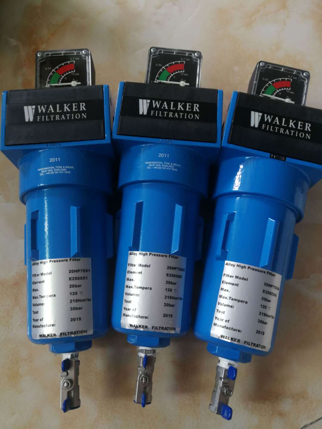 20HP75X1XAAC 压力20Bar 铝合金高压沃克WALKER高压过滤器 广东 五金/工具 分离设备 原图主图