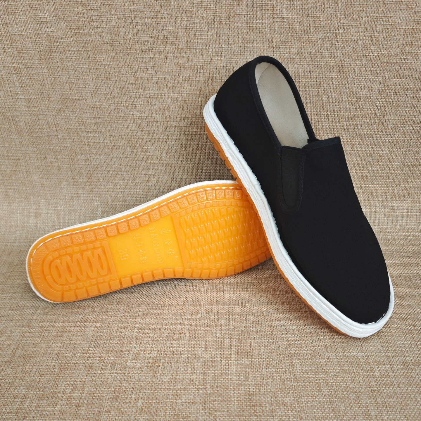 牛筋底2026夏季新款透气老北京布鞋男耐磨舒适百搭一脚蹬轻便千层