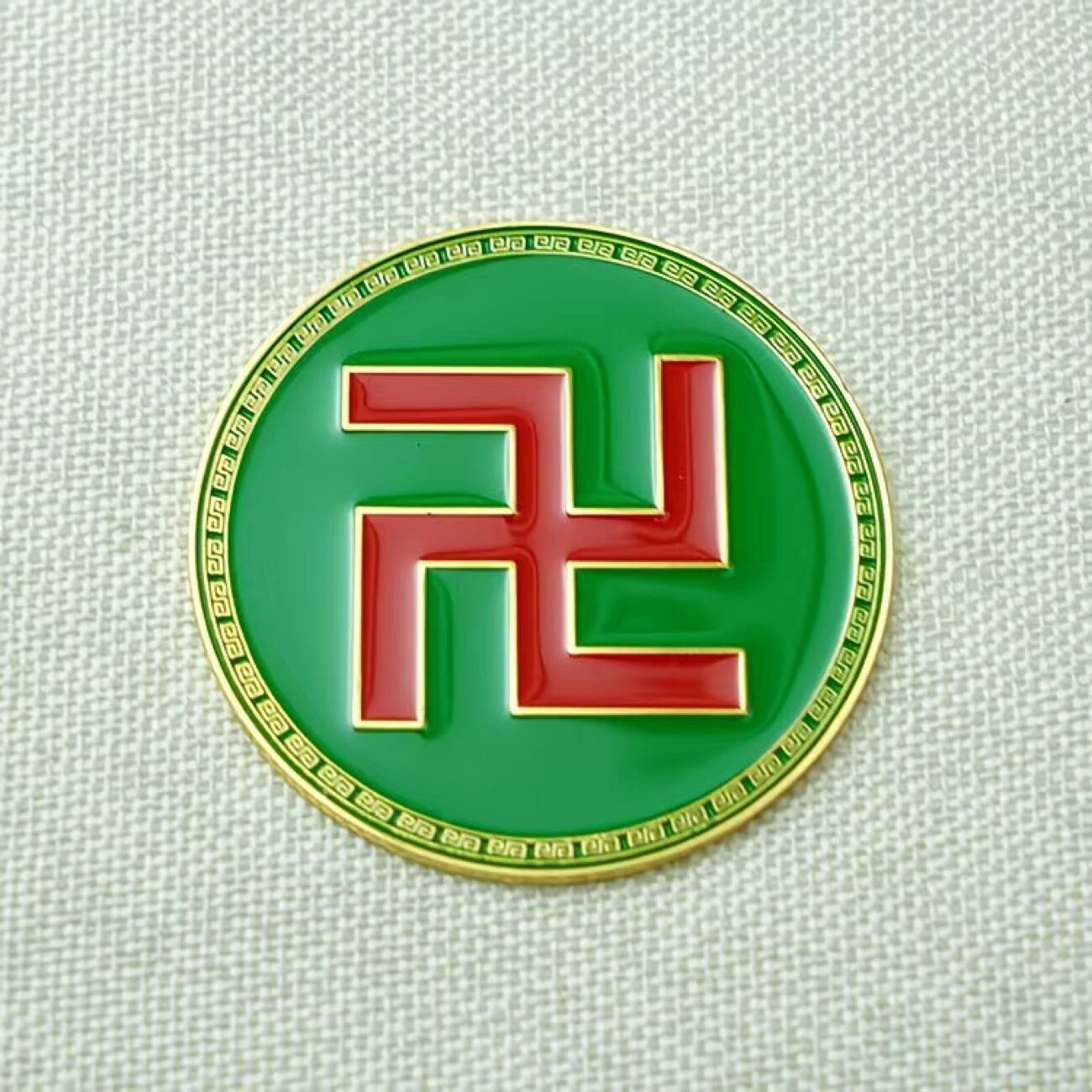 红黄万字福 蓝白万字福吉祥如意国学摆件