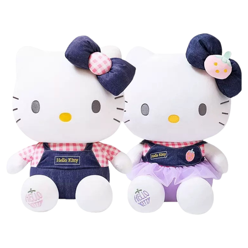 正版hellokitty公仔凯蒂猫玩偶毛绒玩具抱枕活动礼品kt猫大号