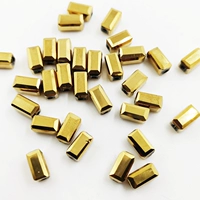 10 кусочков каштанового металлического золота