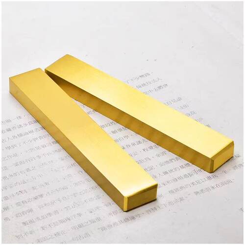 源头厂家雕刻字定制纯铜镇纸镇尺实心黄铜笔搁压书压纸仿古压尺